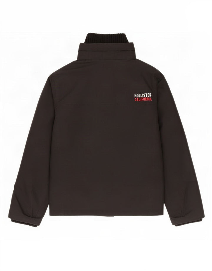Chaqueta cortavientos Hollister para hombre UK 36 Small Poliéster negro