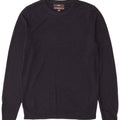 Marks & Spencer - Jersey de cuello redondo para hombre, talla pequeña, cachemira azul marino