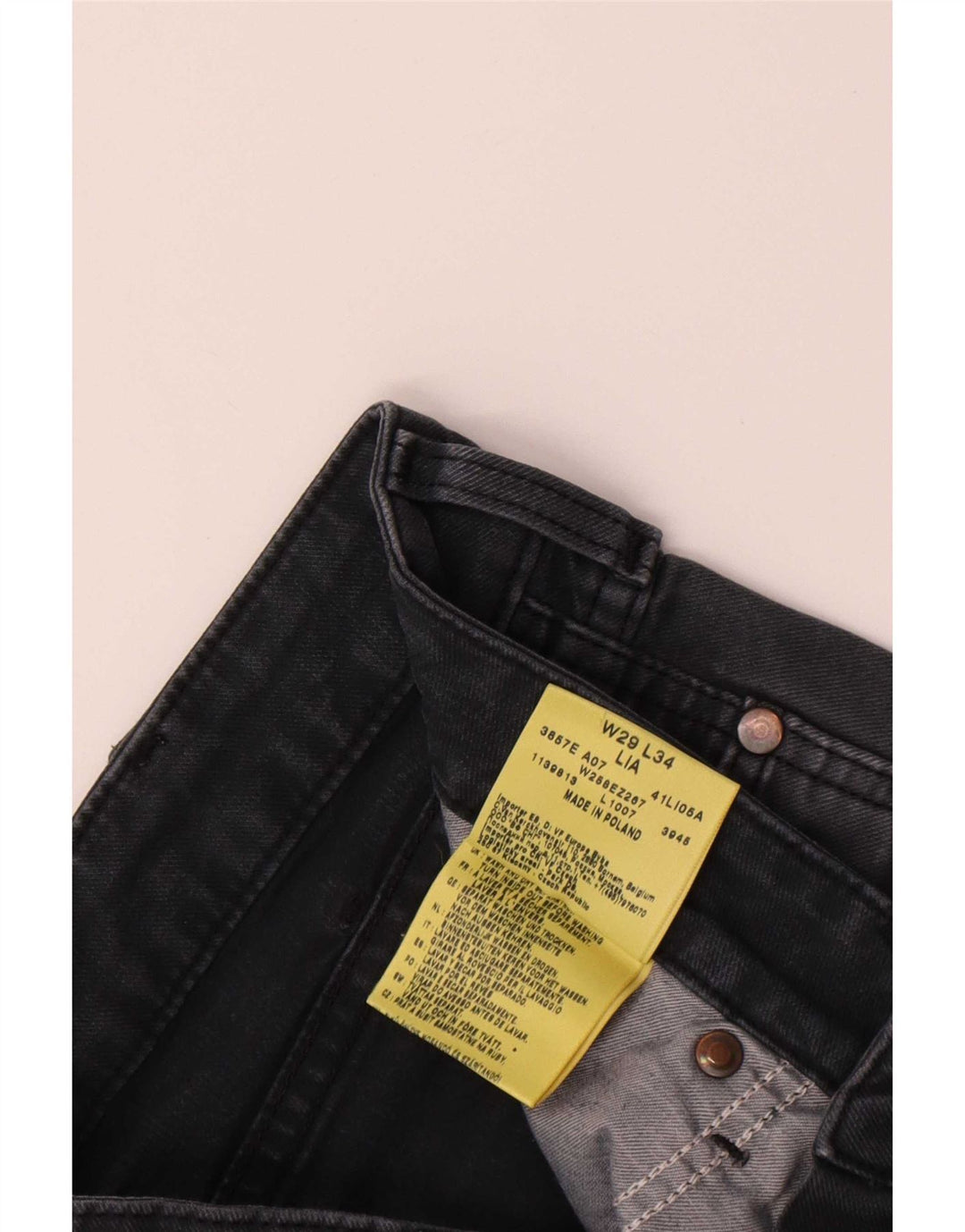 Vaqueros Wrangler Mujer Lia Slim W29 L34 Algodón Gris