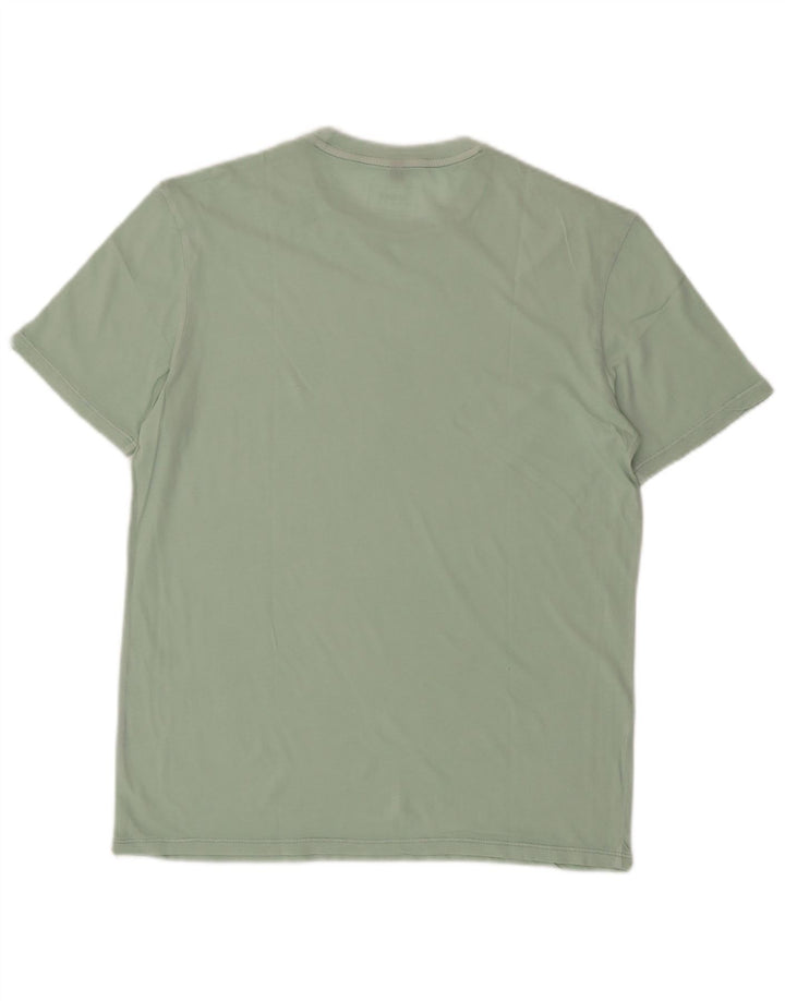 ARMANI JEANS Camiseta Hombre Top Small Verde Algodón