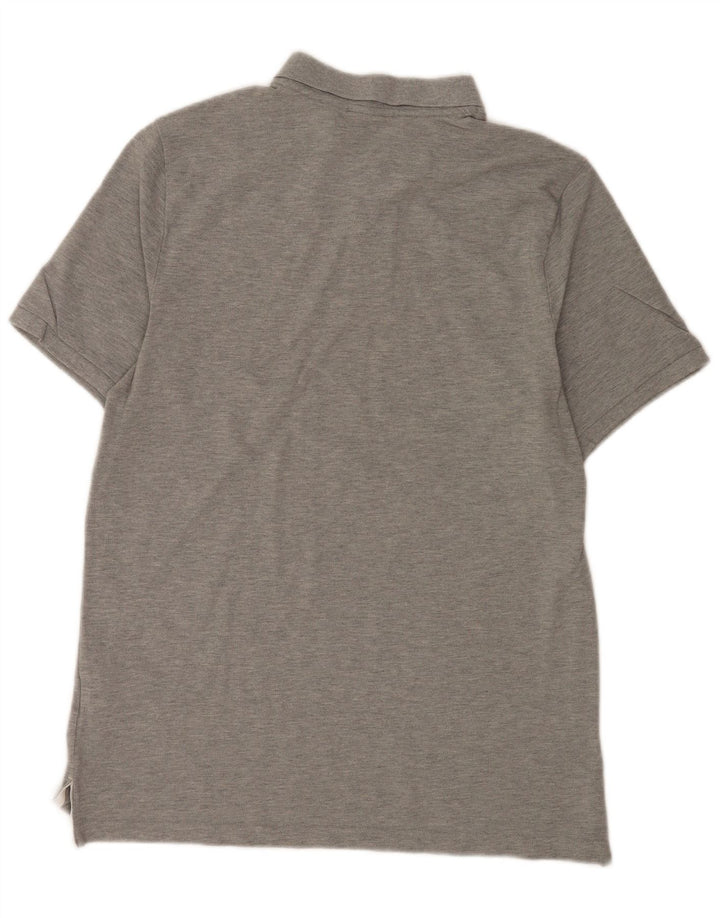 Nike Polo para hombre de algodón moteado gris grande