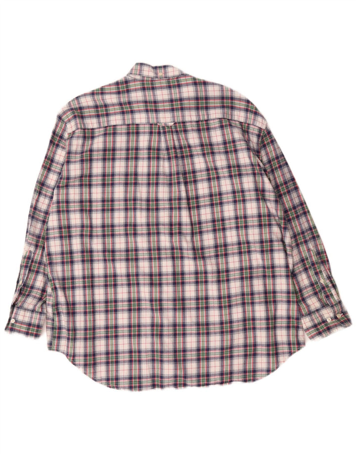 Gant Camisa de franela extragrande para mujer UK 46 Algodón a cuadros multicolor grande