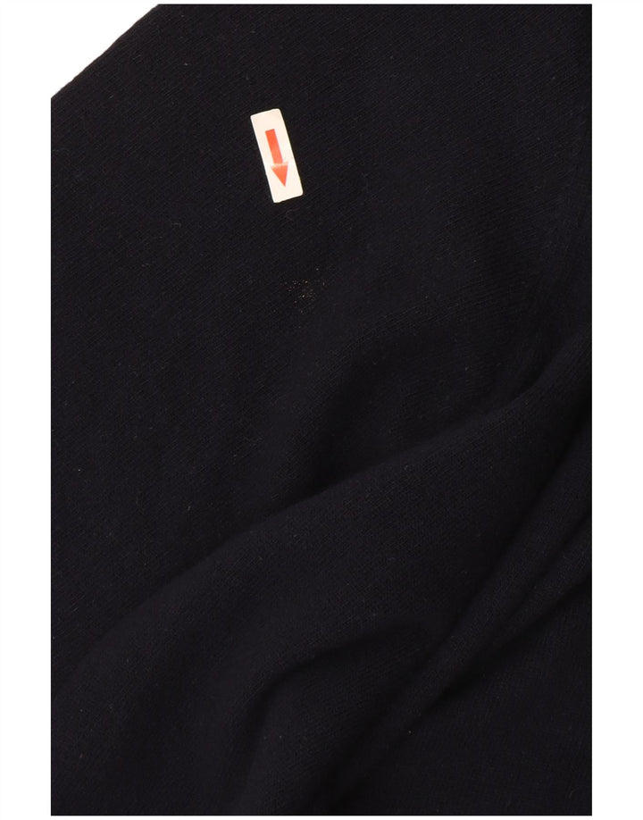 Armata Di Mare Suéter con Cuello en V para Hombre Grande Lana Azul Marino