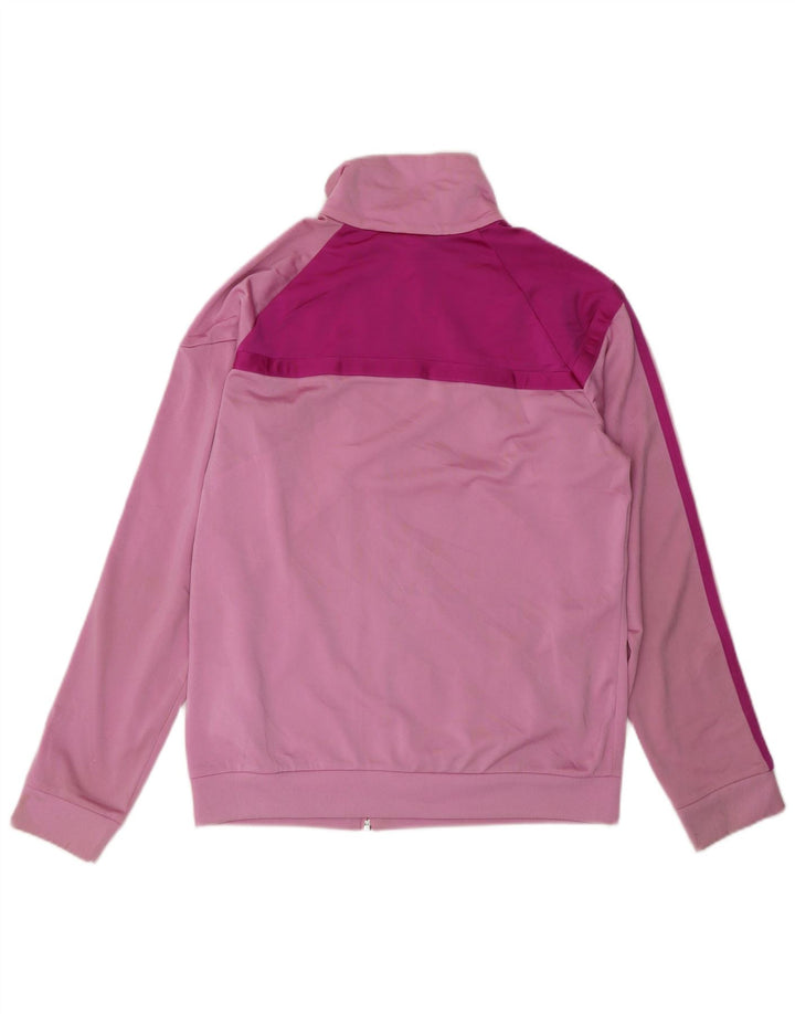 Adidas Chaqueta de Chándal para Mujer UK 12/14 Medium Pink Colourblock