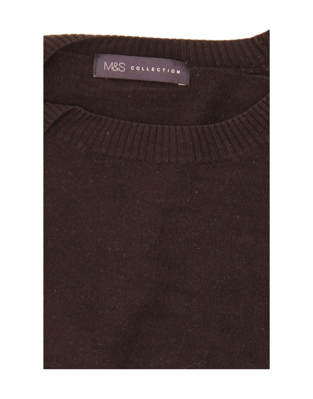 Marks & Spencer - Jersey para mujer con cuello barco, talla 40, talla M, color negro