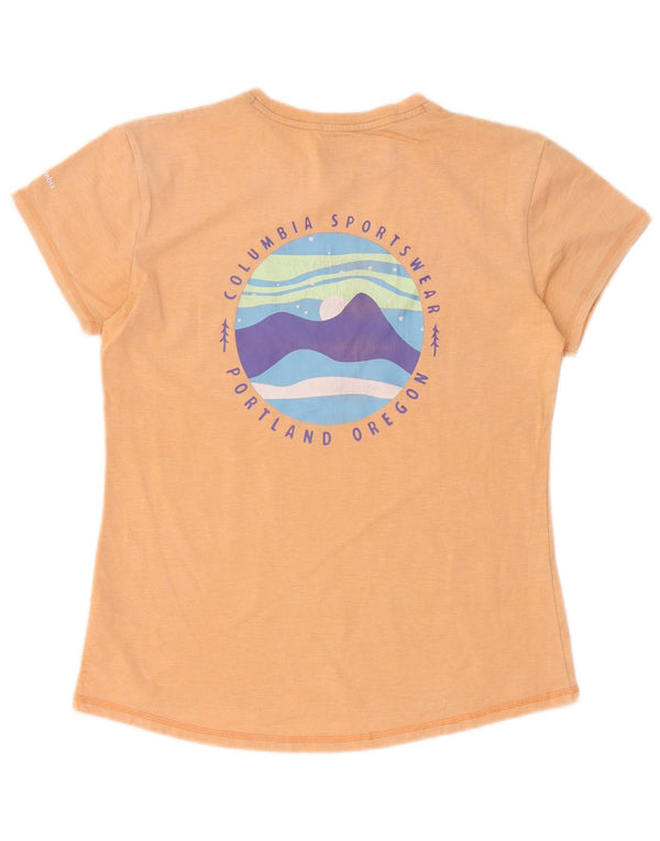 Columbia Camiseta gráfica para mujer Top UK 44 Poliéster naranja medio