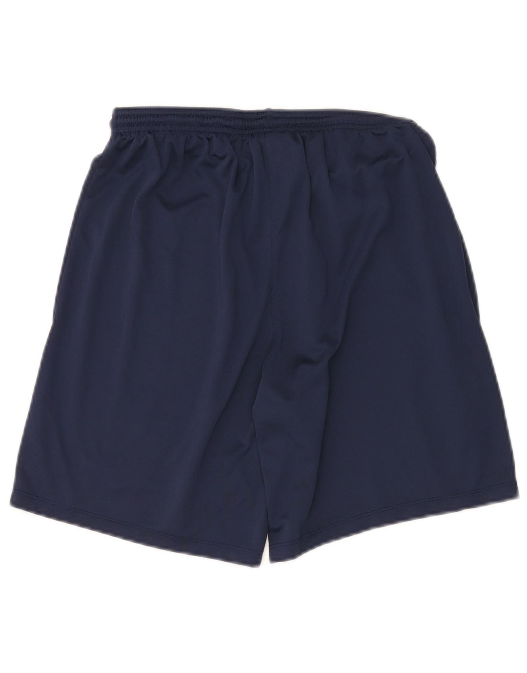 NIKE Pantalones cortos deportivos Dri Fit Slim Fit para hombre, tamaño grande, poliéster azul marino