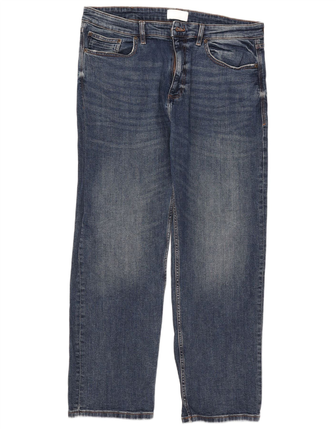 Marks & Spencer Vaqueros rectos para hombre W38 L31 Algodón azul