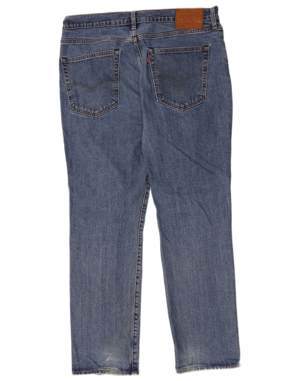 Levi's Hombre 514 Vaqueros Rectos W36 L30 Algodón Azul