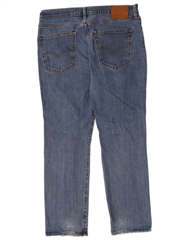 Levi's Hombre 514 Vaqueros Rectos W36 L30 Algodón Azul