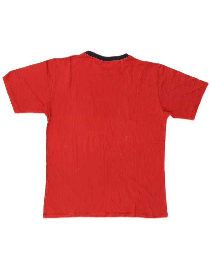 WOOLRICH Camiseta gráfica para hombre Top Medium Red Cotton