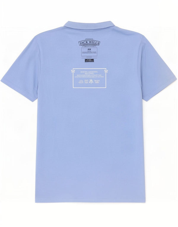 Jack Wills Camiseta gráfica de ajuste clásico para hombre Top pequeño de algodón azul