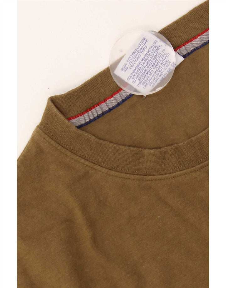 Champion Camiseta para hombre Top Medium Khaki Cotton
