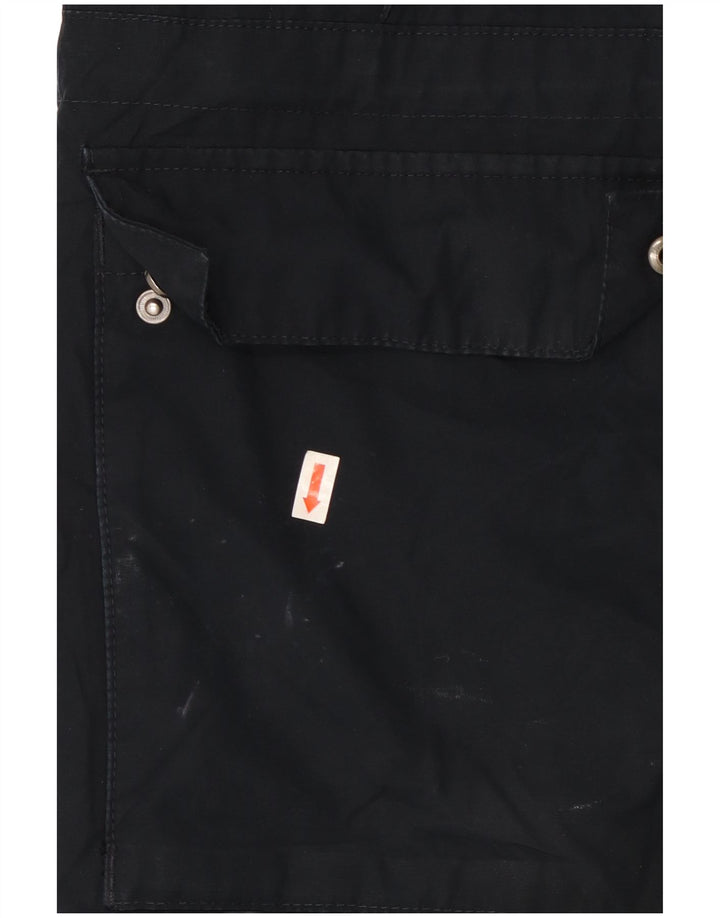 Marks & Spencer Chaqueta utilitaria con capucha para hombre UK 38 Medium Azul marino Algodón
