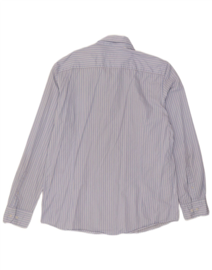 Camisa Massimo Dutti Hombre XL Algodón Rayas Azules