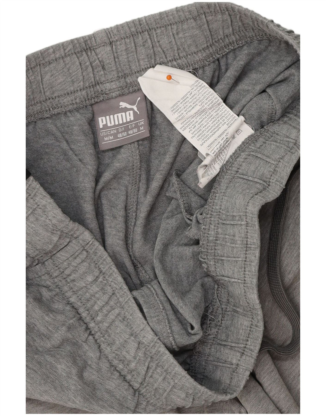 PUMA Pantalones cortos deportivos para hombre de algodón gris medio
