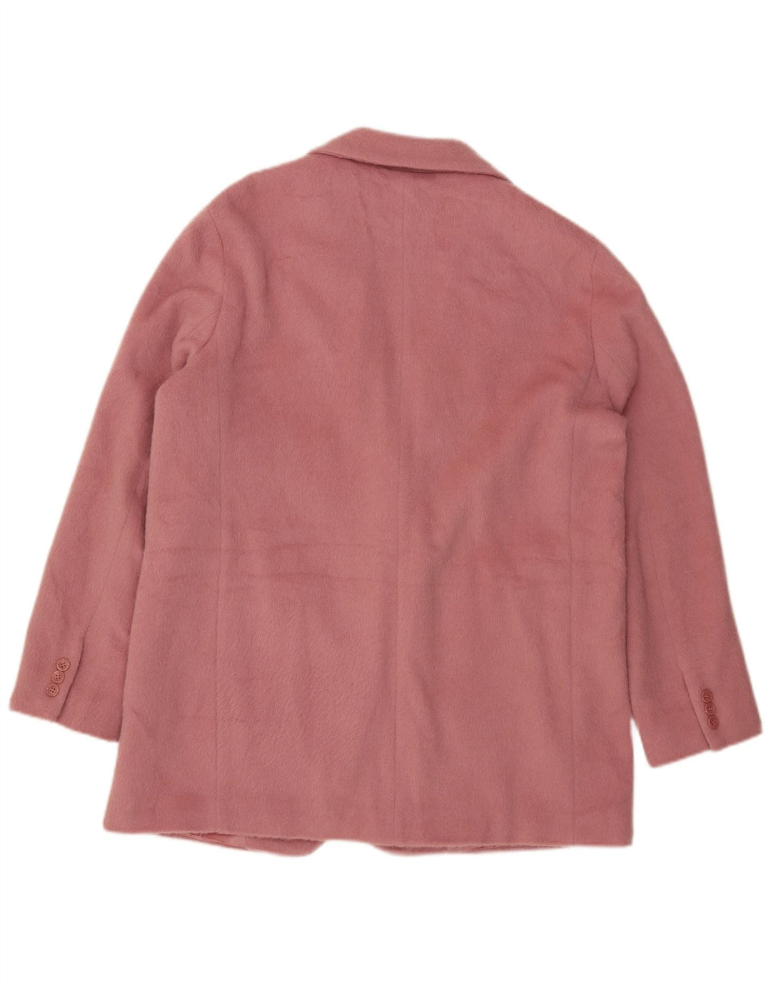 Marella Chaqueta Blazer Larga De 2 Botones Para Mujer IT 48 XL Lana Rosa
