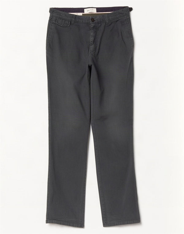 Zara Pantalón chino recto para hombre EU 40 Medium W31 L32 Algodón verde