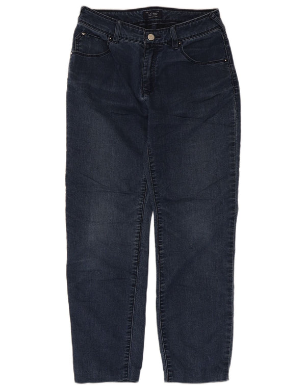 Vaqueros Armani Mujer Crop Slim W27 L24 Algodón Azul Marino
