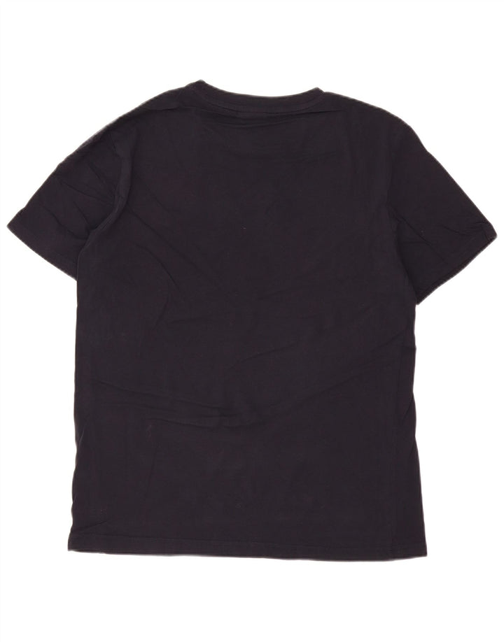 CHAMPION Camiseta gráfica para hombre Top Medium Azul marino Algodón