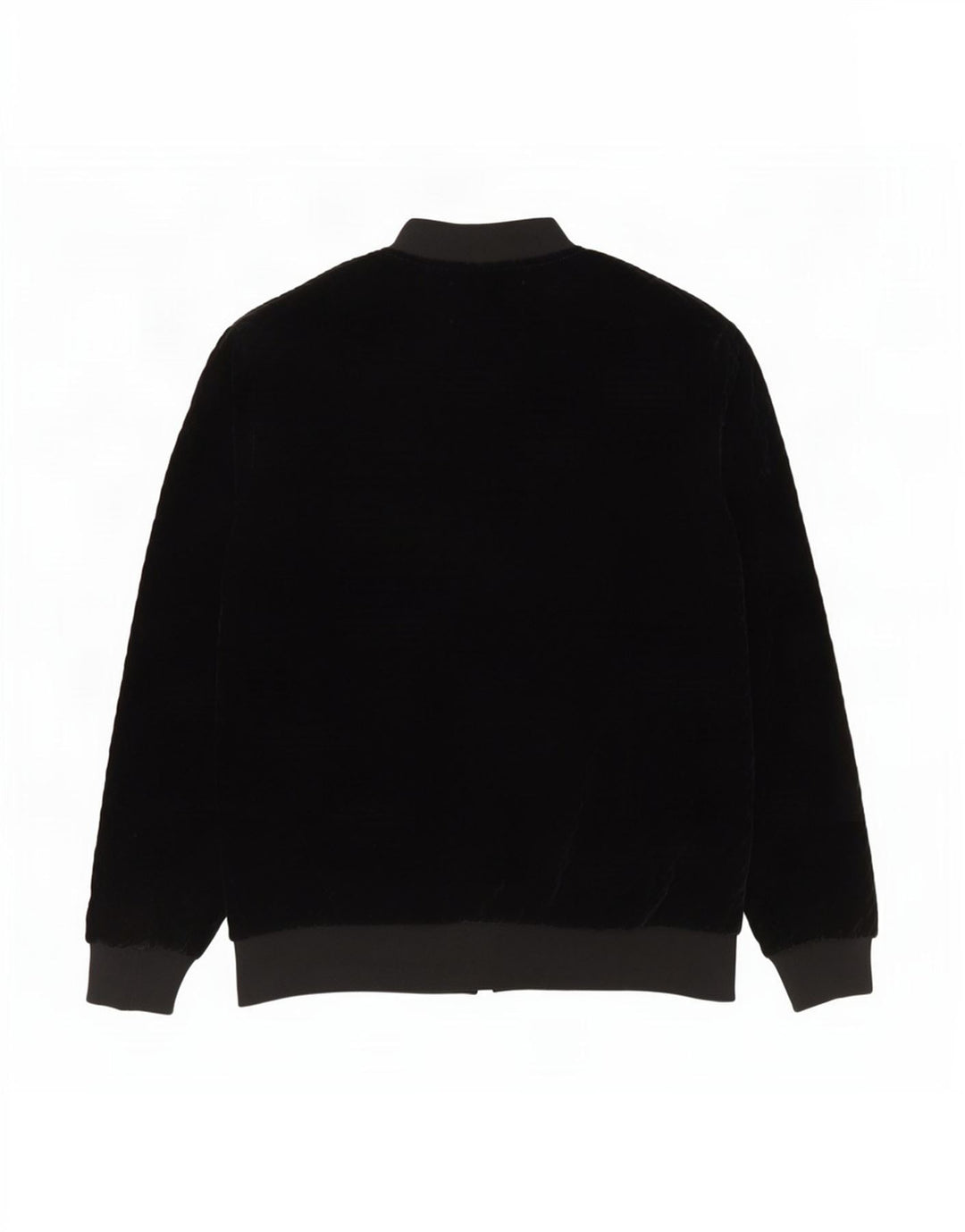 Zara Mens Bomber Jacket UK 40 Grande Poliéster Negro