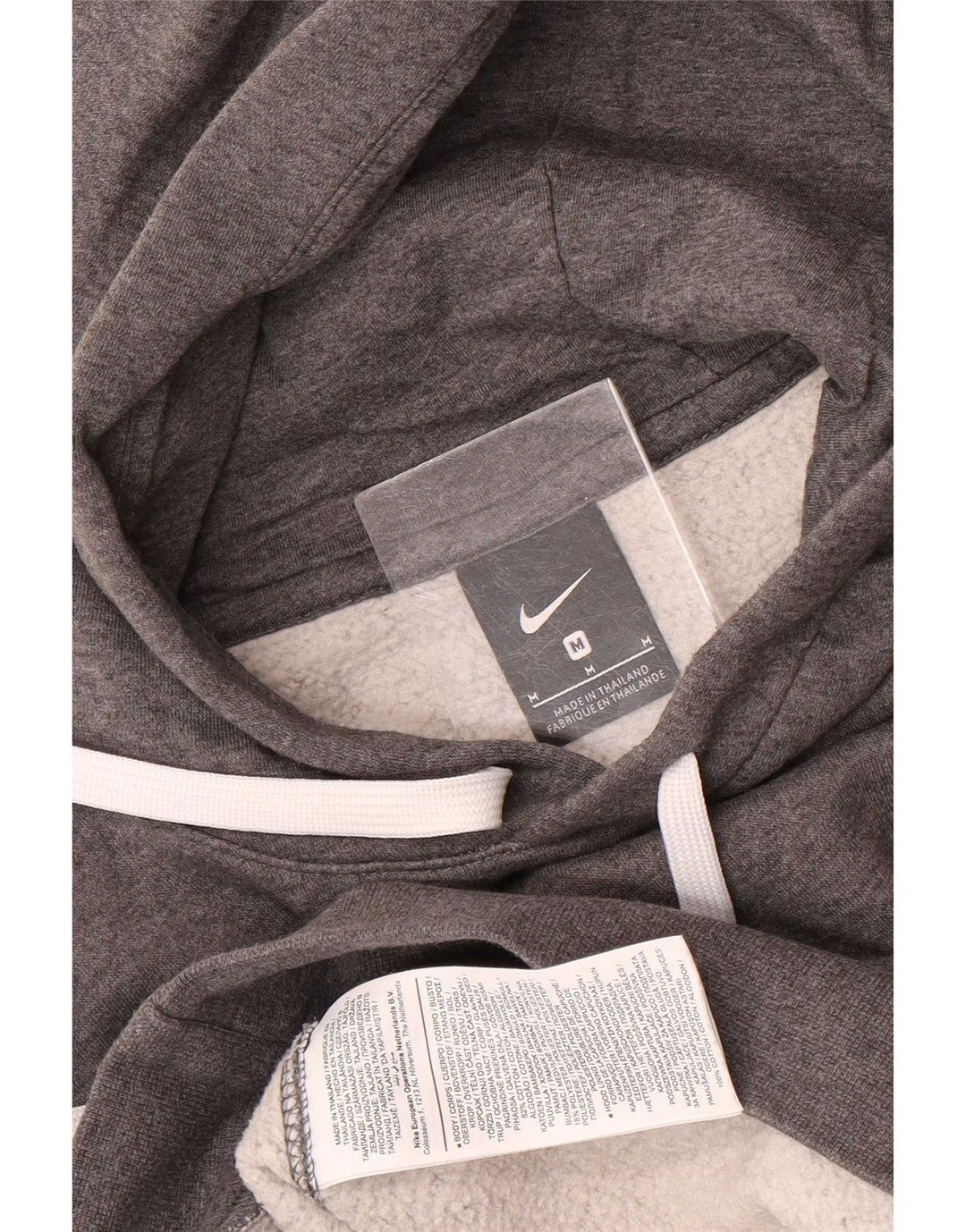 Sudadera Con Capucha Nike Hombre Gris Medio Algodón