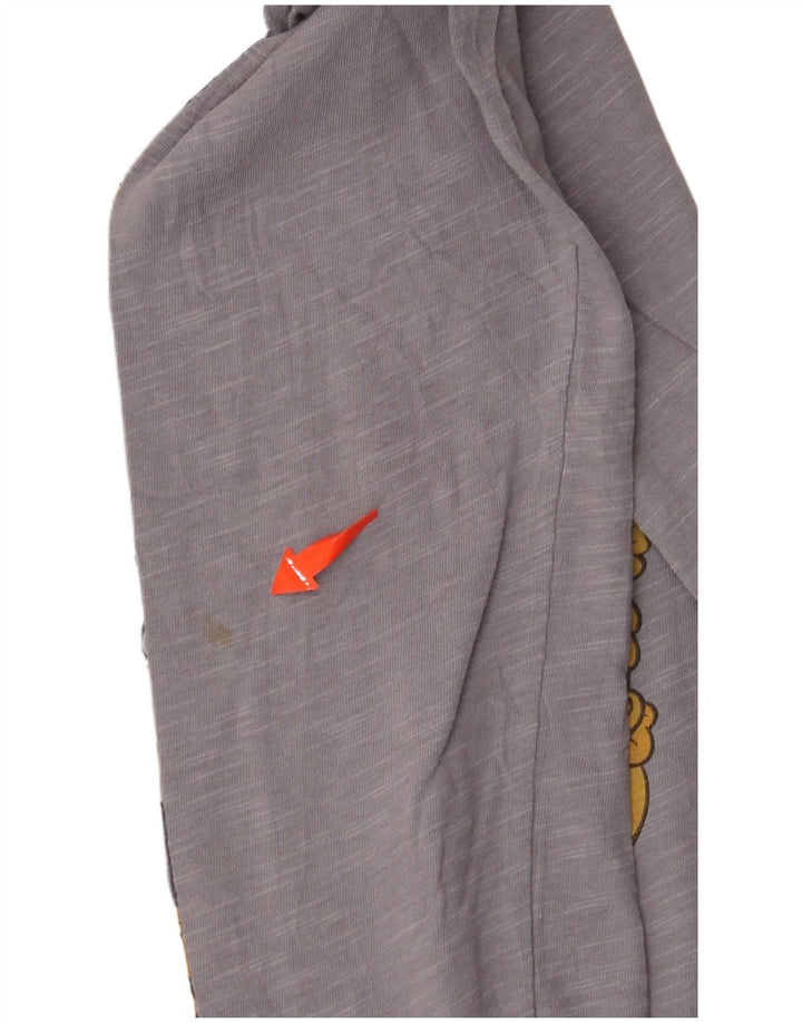 BENETTON Camiseta estampada Disney de manga larga para niña 13-14 años Gris moteado