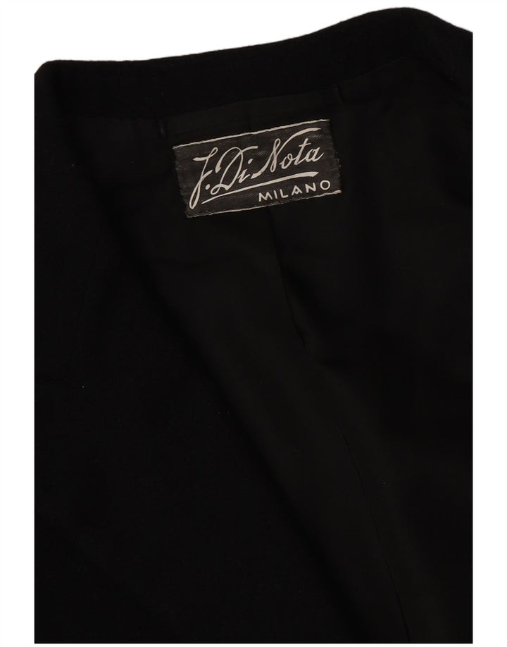 Vintage hombres Tailcoat Blazer chaqueta Reino Unido 36 pequeño negro