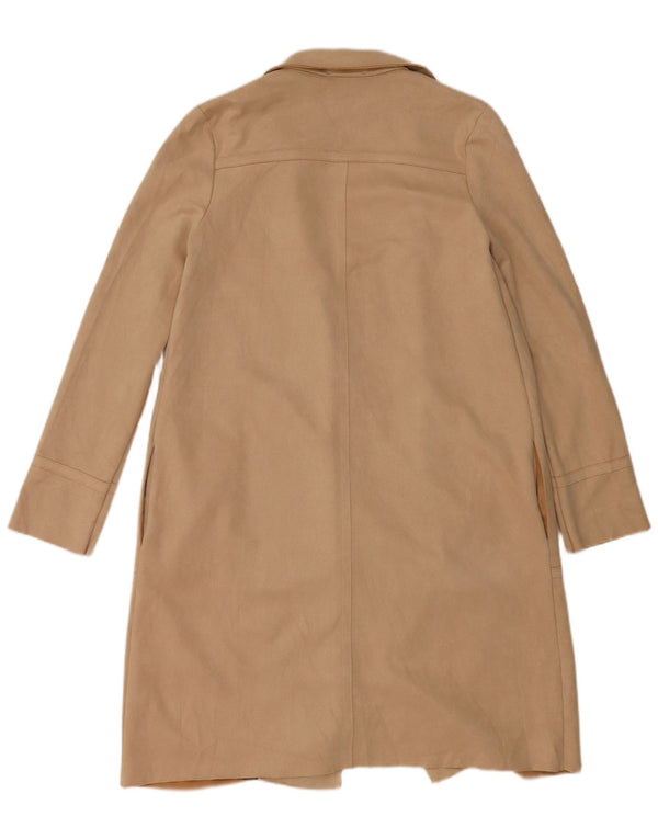 Zara Mujer Abrigo Reino Unido 10 Pequeño Beige