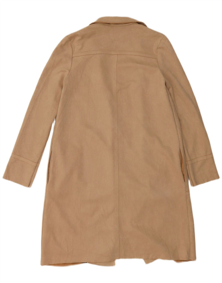 Zara Mujer Abrigo Reino Unido 10 Pequeño Beige