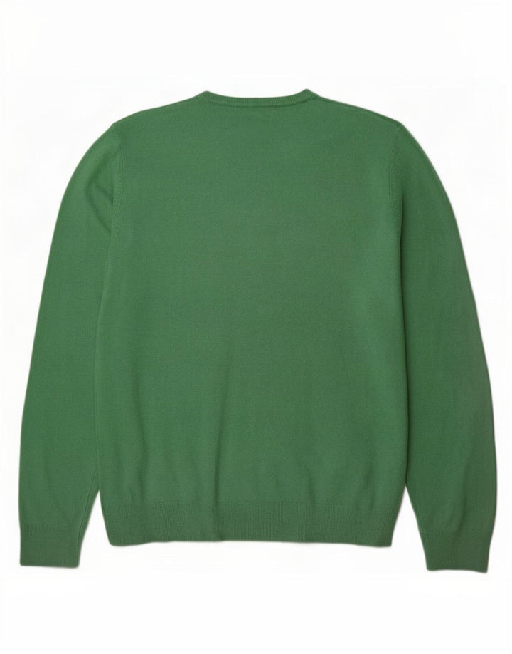 Marks & Spencer Suéter con Cuello en V para Hombre Acrílico Verde Grande