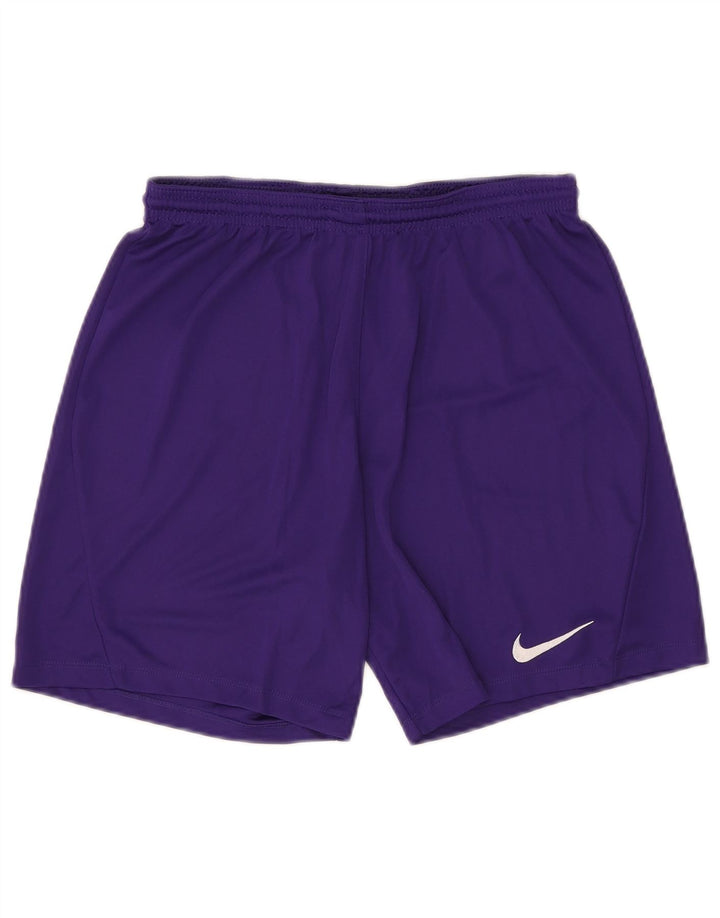 Pantalones cortos deportivos ajustados Dri Fit para hombre Nike Poliéster morado medio
