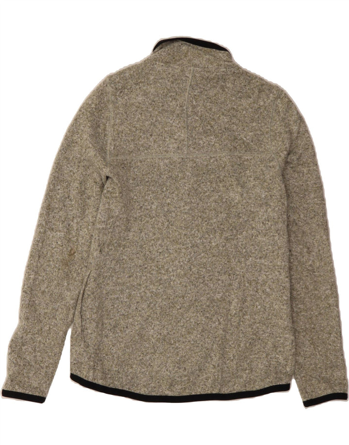 NIKE Womens Tracksuit Top Jacket UK 12 Medium Grey Flecked Polyester Vintage Nike and Second-Hand Nike from Messina Hembry 