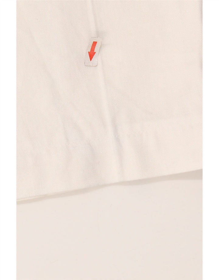 MASSIMO DUTTI Pantalón Chino Pegged Mujer W30 L27 Blanco