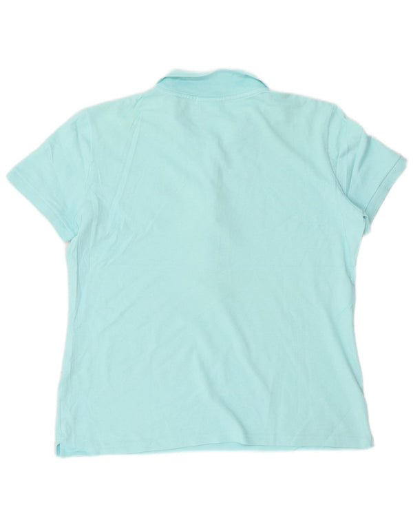 Polo Lacoste Mujer Talla 46 XL Algodón Azul