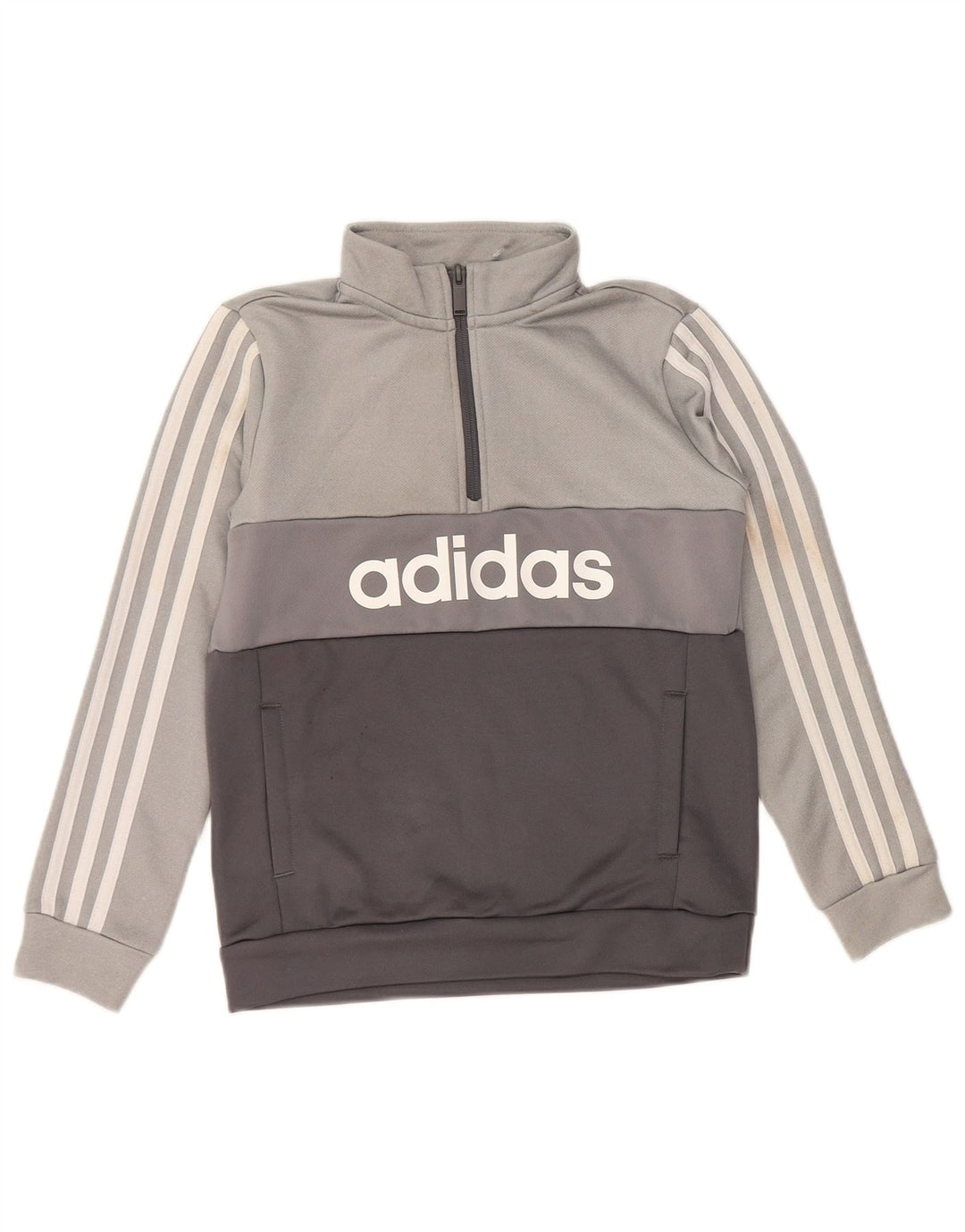 ADIDAS Sudadera con gráfico Aeroready para niños 9-10 años Gris