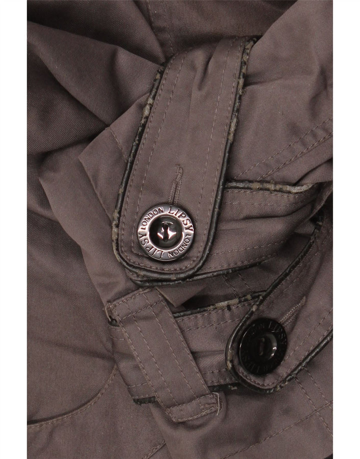 Gabardina Lipsy para mujer ES 40 Poliéster gris medio