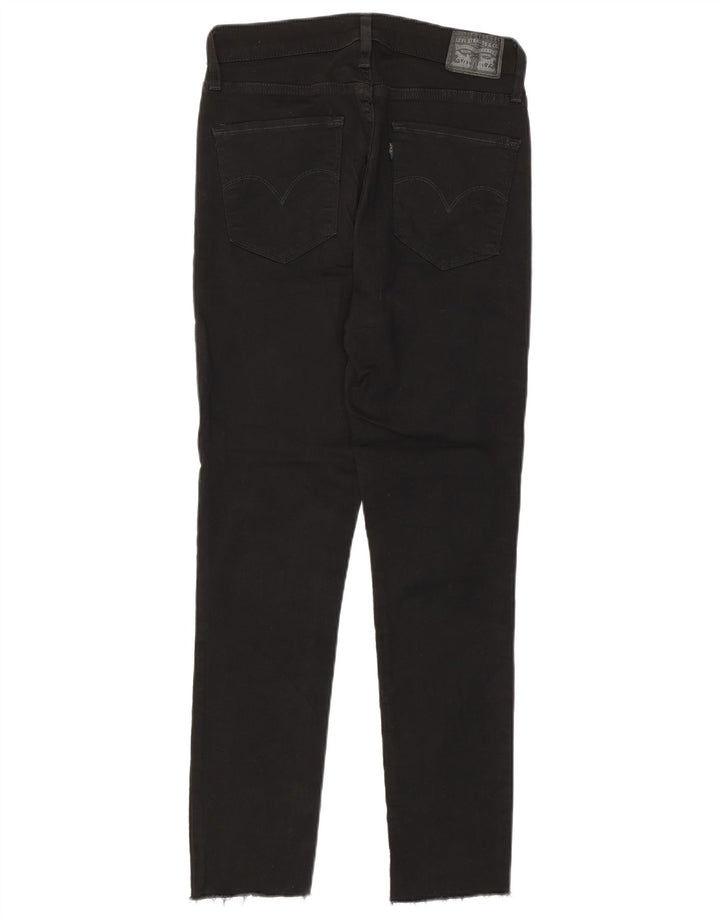 Levi's Vaqueros pitillo de talle alto 721 para mujer W29 L27 Negro