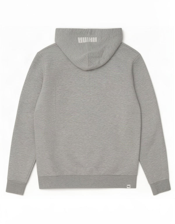 Puma Mujer Graphic Regular Fit Sudadera con capucha Jumper UK 46 Grande Gris Moteado