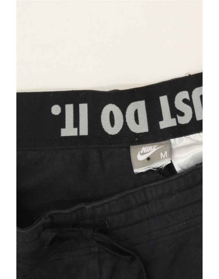 NIKE Womens Sport Shorts UK 14 Medium Navy Blue Cotton Vintage Nike and Second-Hand Nike from Messina Hembry 