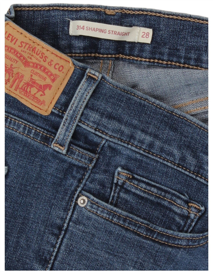 Vaqueros Levi's Mujer 314 Shaping Straight W28 L27 Azul