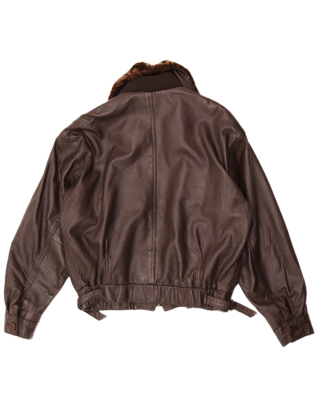 Cleiren Chaqueta de cuero para hombre IT 50 Cuero marrón grande