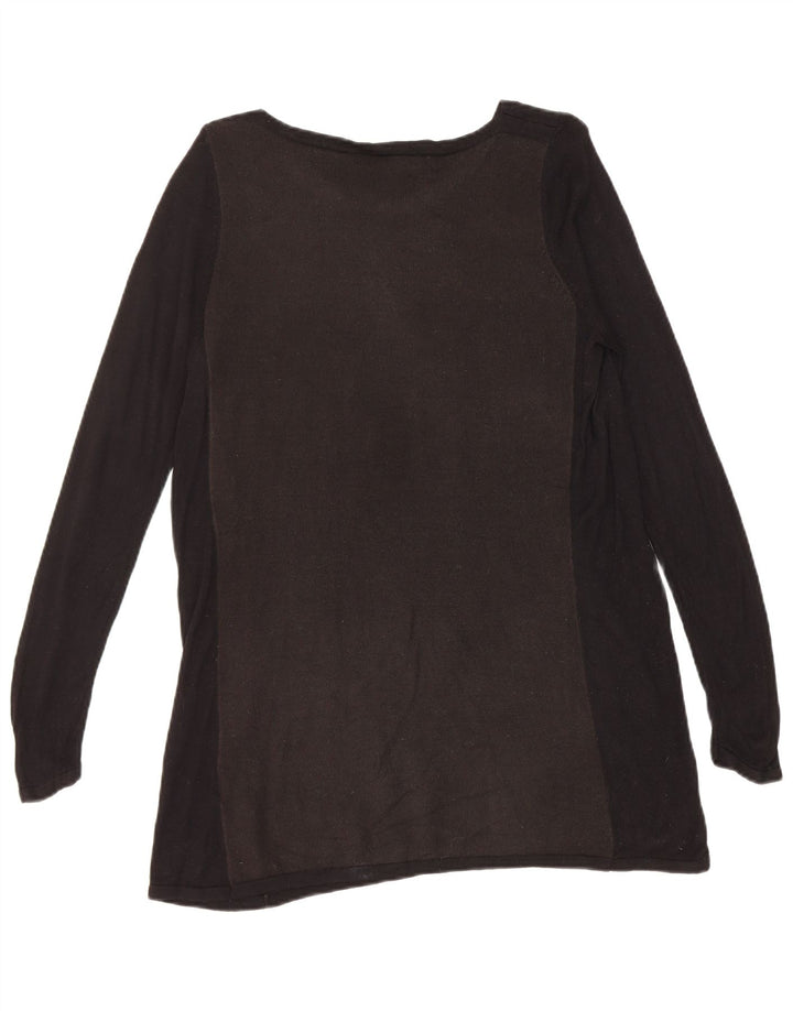 Marks & Spencer - Jersey para mujer con cuello barco, talla 40, talla M, color negro