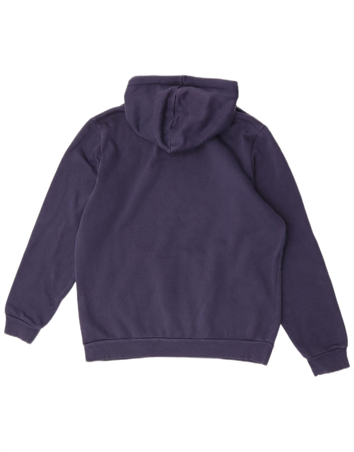 Puma Hombre Sudadera Con Capucha Gráfica Jersey De Algodón Azul Marino Mediano