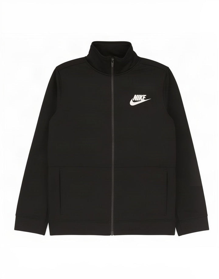 Nike - Chaqueta de chándal para niño, talla grande, color negro, 12-13 años
