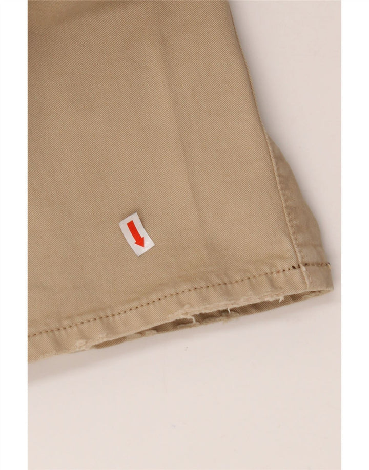 VINTAGE Pantalones chinos delgados para hombre W32 L33 Algodón beige