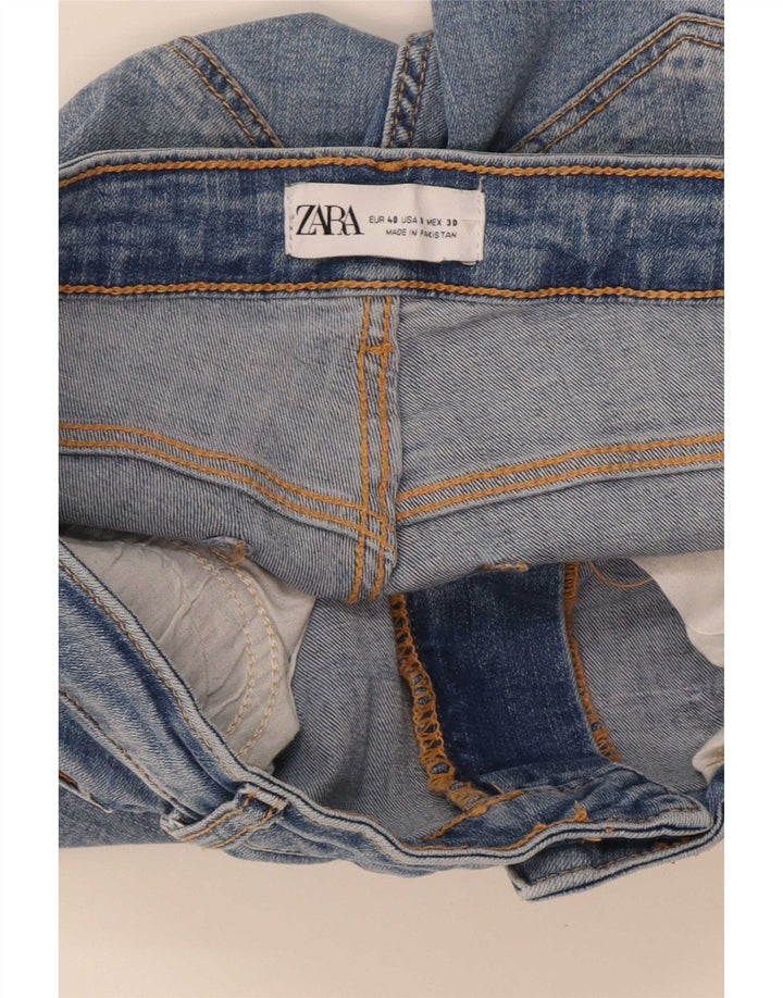 Zara Vaqueros Pitillo Mujer EU 40 Mediano W30 L29 Azul