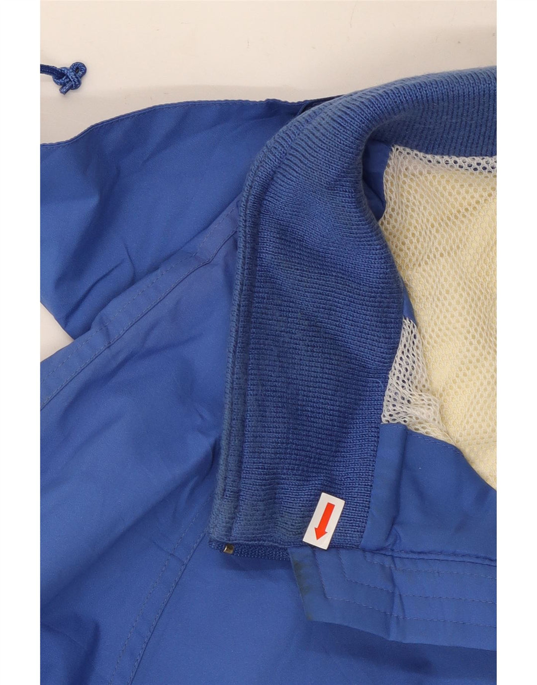 Eddie Bauer Chaqueta impermeable con capucha para hombre Reino Unido 40 Poliéster azul grande
