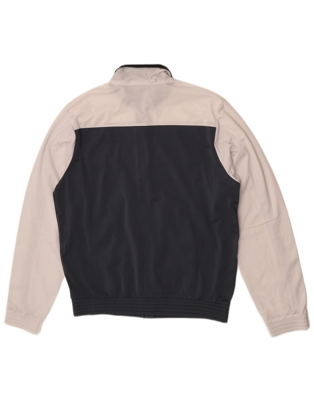 Champion Chaqueta de chándal para hombre, talla grande, poliéster con bloques de color azul marino
