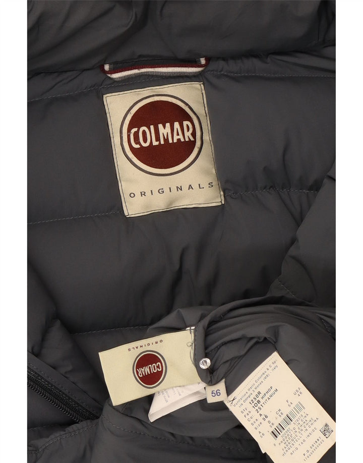 Colmar Chaqueta acolchada con capucha para hombre IT 56 XL Poliamida gris